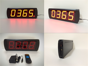 カウントダウンタイマー　看板　大型　日数4桁　TY-D44R マウンテンホーク